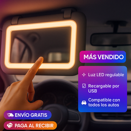 Espejo para carros tactil